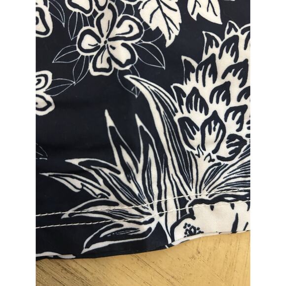 Swim Shorts 40-42 XL Resort Wear Hippie Beach Lounge Dad 90s Swim Trunks Blue - Picture 9 of 9